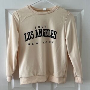 Los Angeles New York Cream Sweatshirt